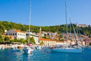 Hvar Harbour Croatia