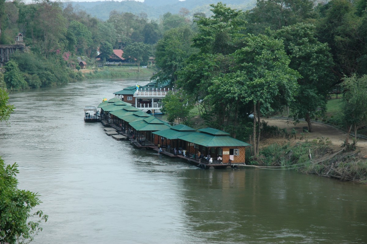 Houseboats on the River Kwai